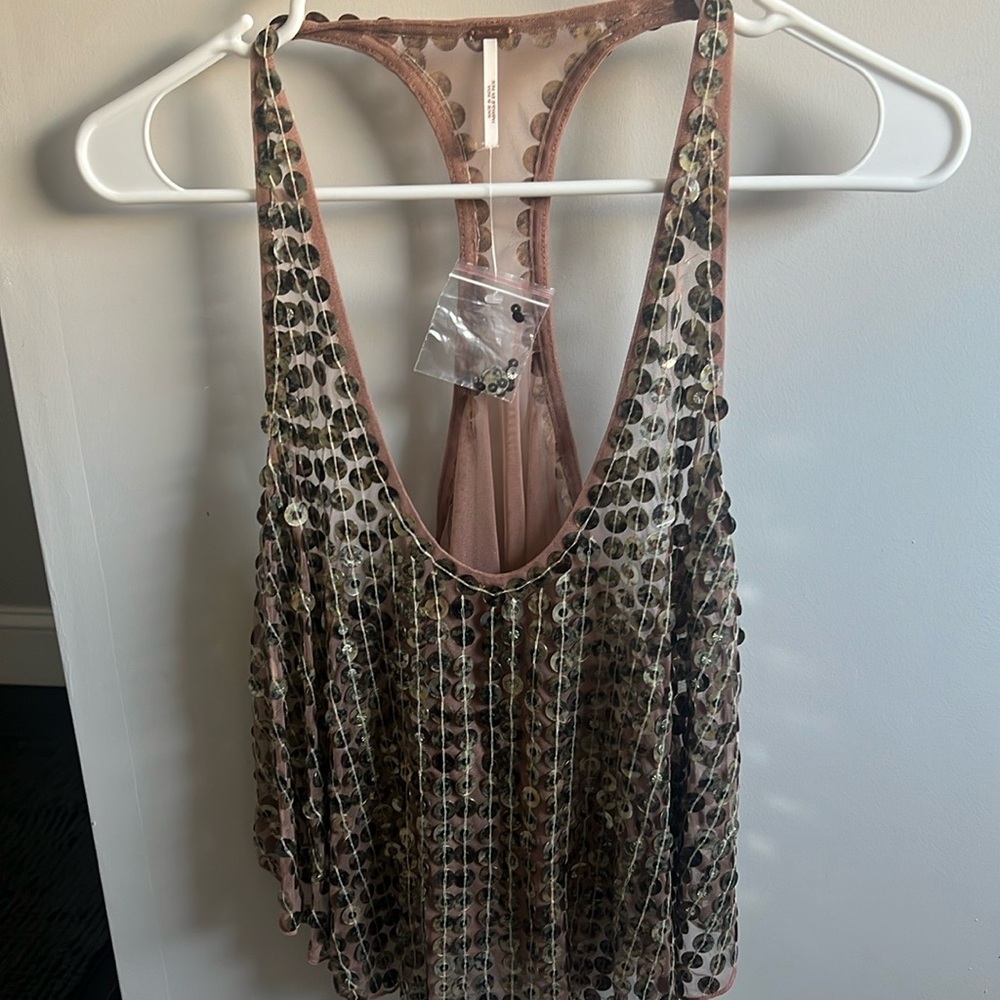 Free People All That Glitters tank